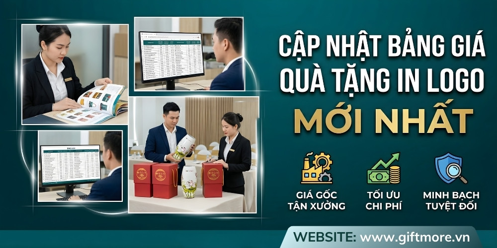 Cập bảng giá quà tặng doanh nghiệp mới nhất