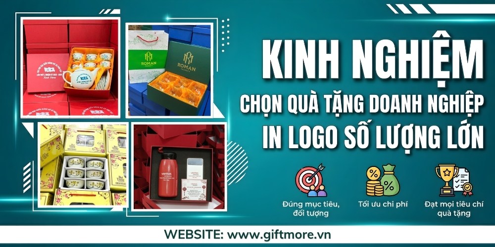 Kinh nghiệm chọn quà tặng in logo số lượng lớn