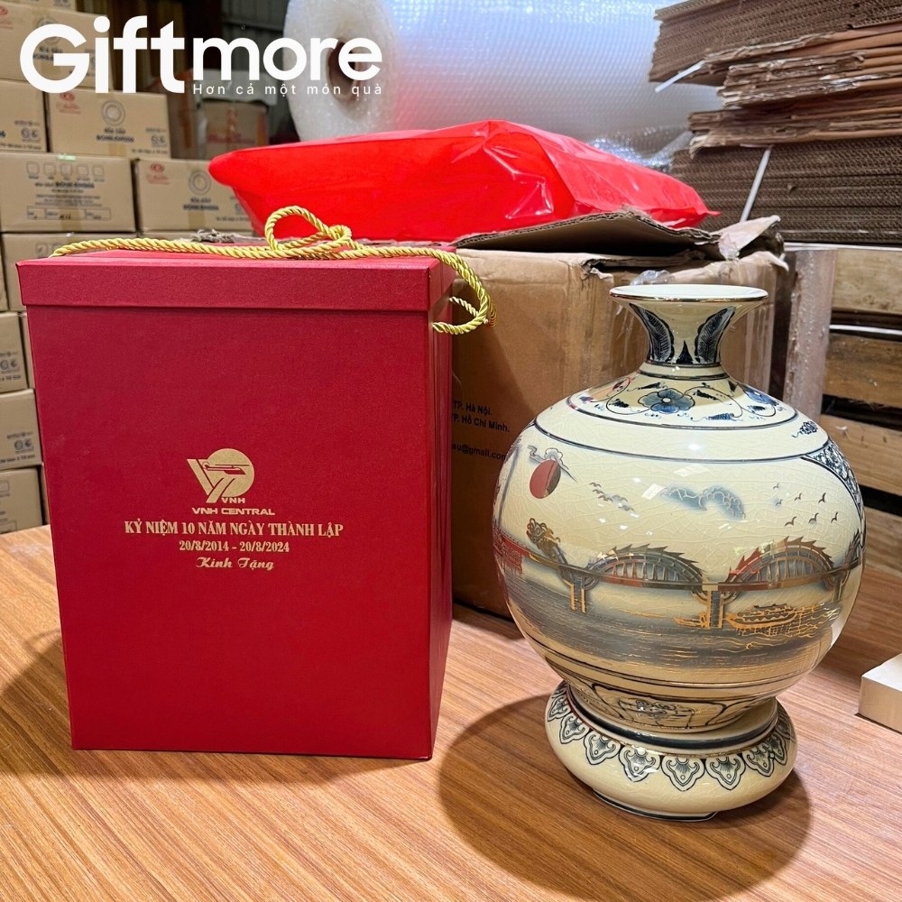 Bình hút lộc quà tặng in logo