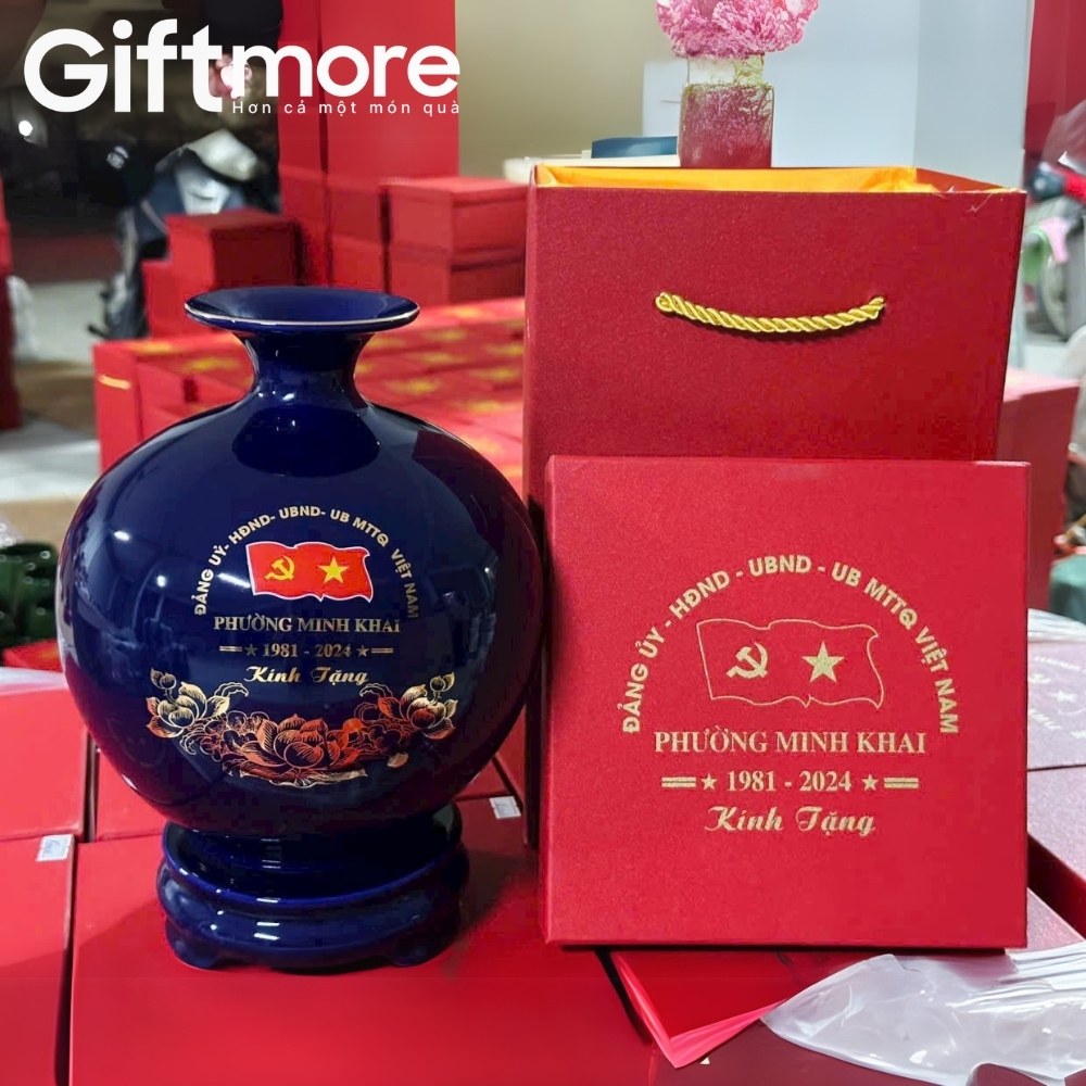 Bình hút lộc quà tặng in logo