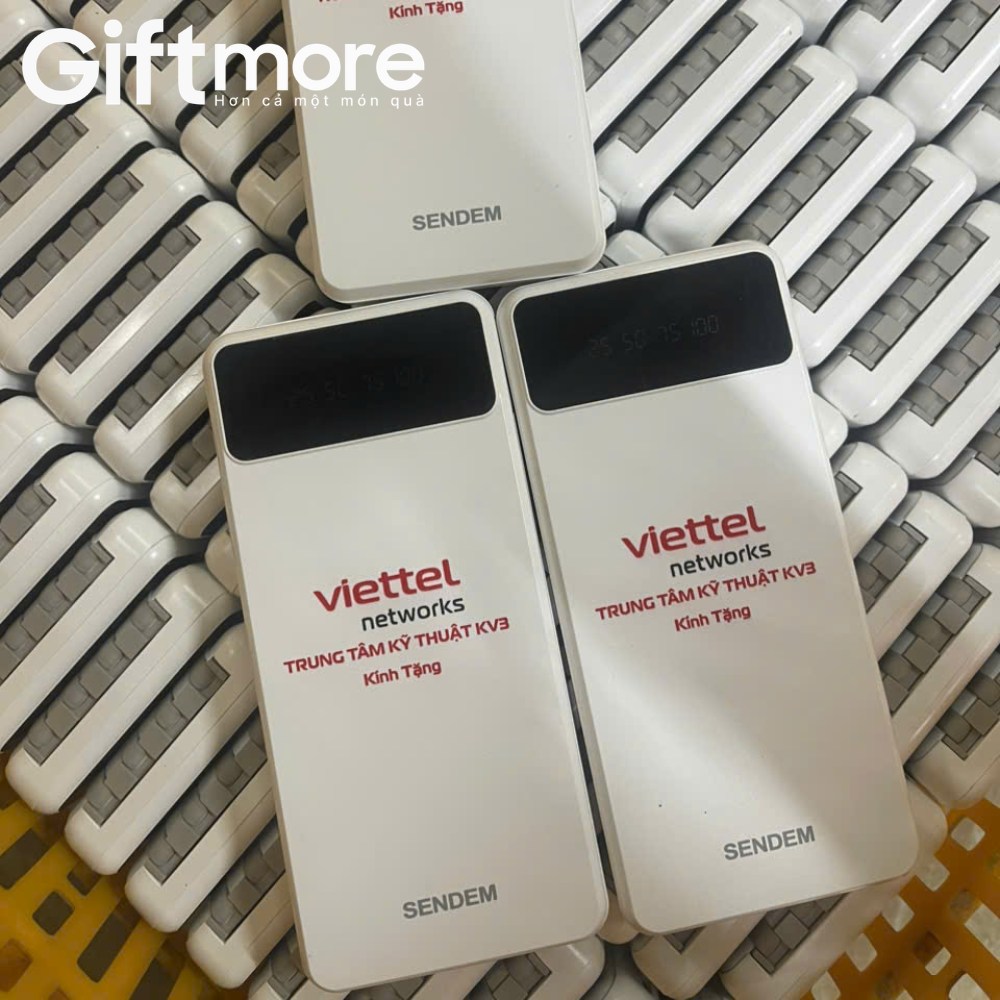 Sạc dự phòng in logo quà tặng