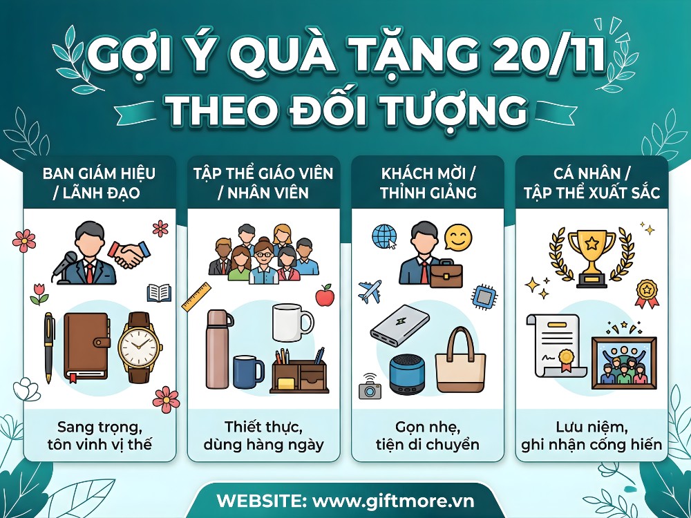 Quà tặng thầy cô ngày 20/11