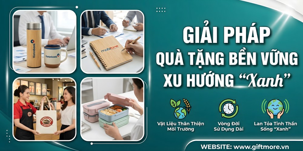 Quà tặng bền vững xu hướng xanh