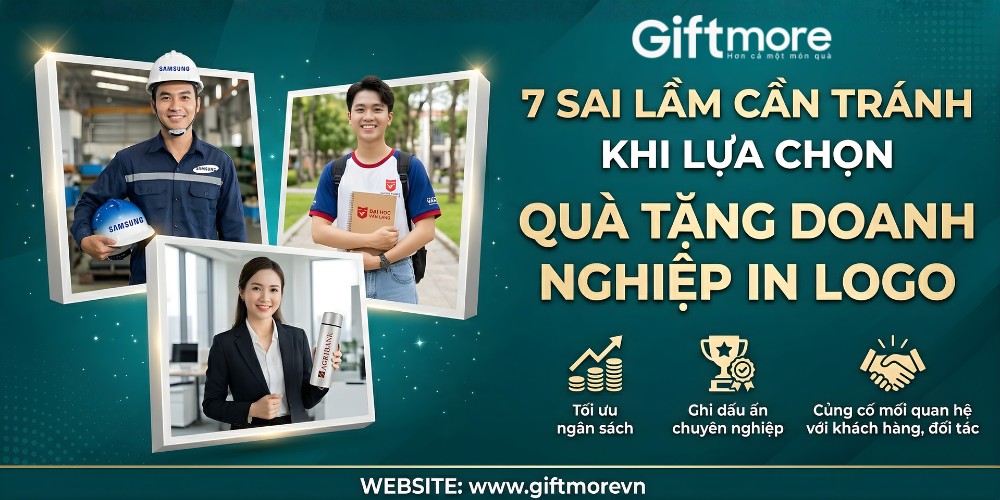 7 sai lầm cần tránh khi lựa chọn quà tặng in logo