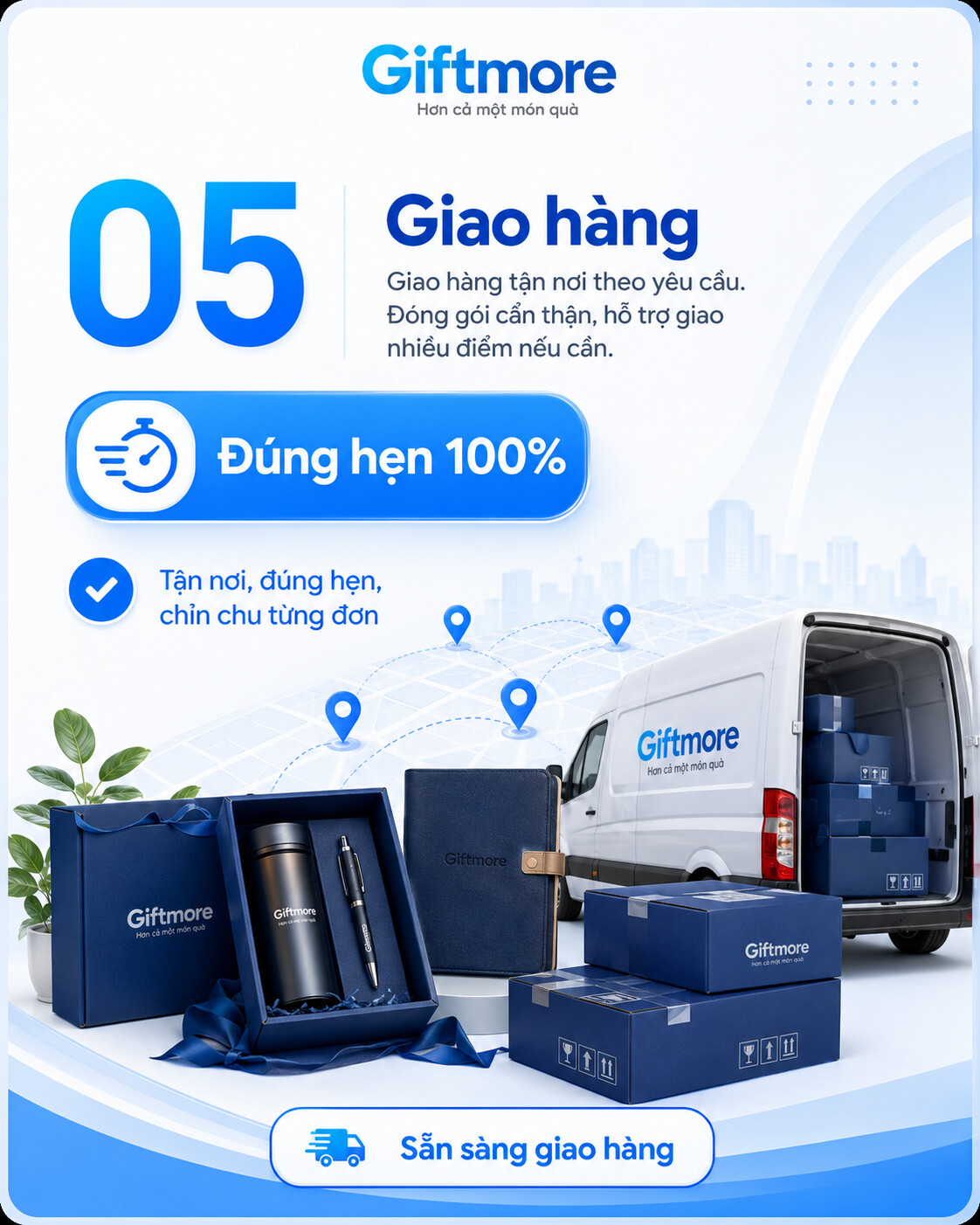 GiftMore - Giao hàng đúng hẹn