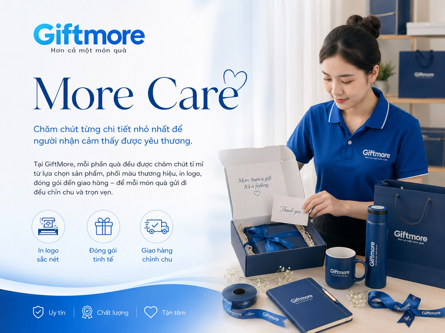 GiftMore chăm chút từng chi tiết quà tặng
