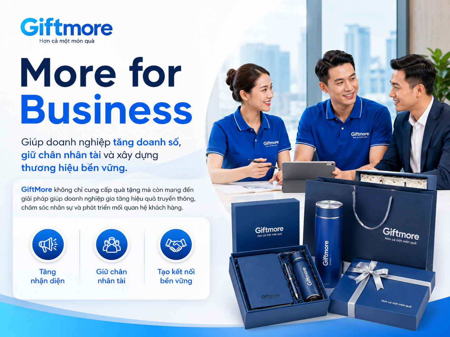 GiftMore chăm sóc từng món quà doanh nghiệp