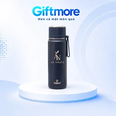 Bình giữ nhiệt Kalpen AR15 500ml in logo – xem nhận diện demo trên thân bình