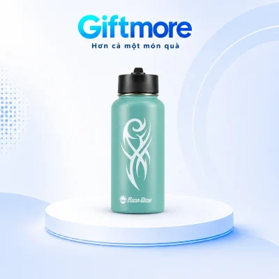 Bình giữ nhiệt Rạng Đông RD-BGN095ST1 950ml in logo – nhìn rõ bình xanh bạc hà 950ml