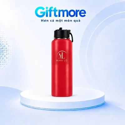 Bình giữ nhiệt Rạng Đông RD-BGN12ST1 1200ml in logo – xem bố cục demo minh lộ trên thân