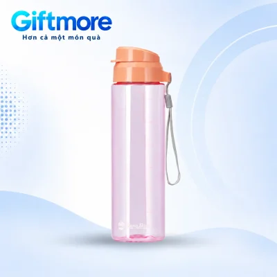 Bình RD-07P2 thân tím trong nắp cam và dây xám trên nền GiftMore