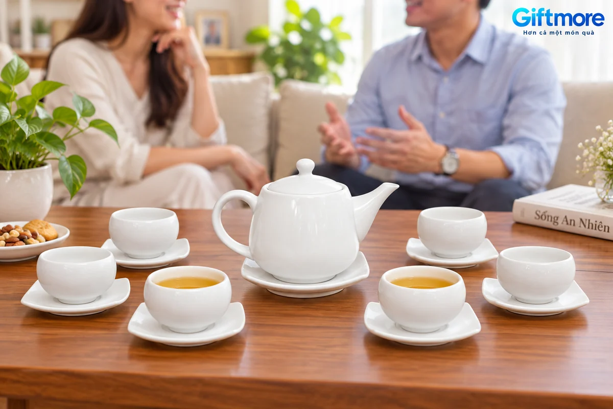 Bộ trà Chuông 400ml – hình dung dùng quà trong sinh hoạt