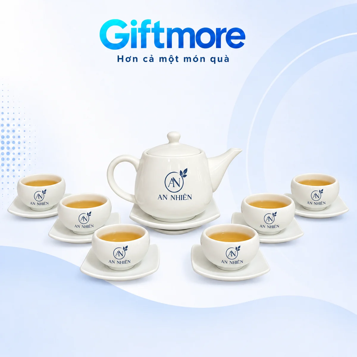 Bộ trà Chuông 400ml – hình dung vị trí và tỷ lệ nhận diện