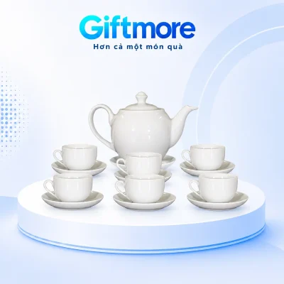 Bộ trà trắng 01 800ml – nhận diện đúng mẫu