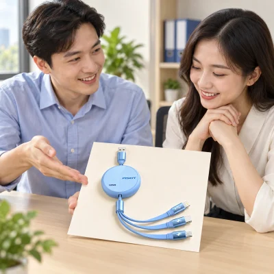Mô phỏng giới thiệu cáp PISEN LENO trên thẻ giấy