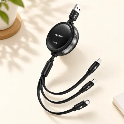Demo NARO trắng dưới chữ PISEN trên mặt cuộn đen