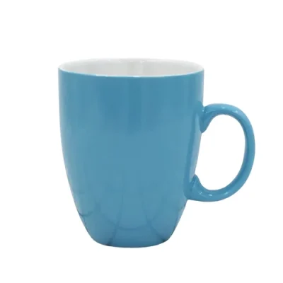 Cốc bầu Long Vân men xanh ngọc in logo – đối chiếu màu men và dáng quai c