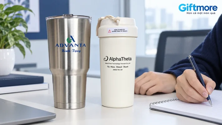 Hai mẫu thật ADVANTA và AlphaTheta trong cảnh đối chiếu cấu hình nắp