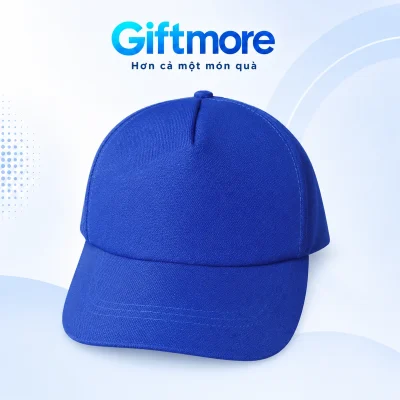 Mũ lưỡi trai kaki xanh có chóp tròn và vành cong trên nền GiftMore