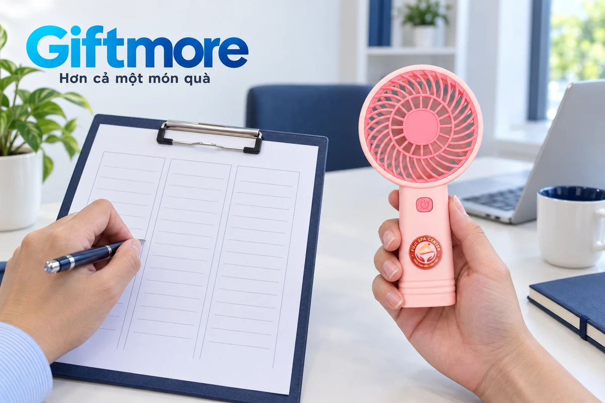 Cảnh dựng ghi quan sát quạt hồng FUJI trên phiếu ba cột trống